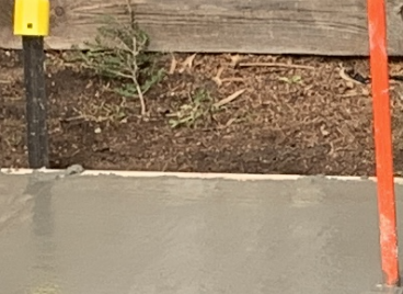 dirt level for spa installation 