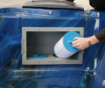 How to change spa pool filters