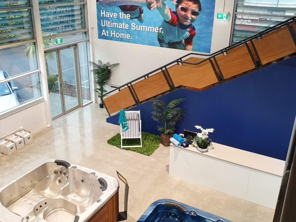 Sapphire Spas Auckland Retail Showroom at Paramount Spa & Swimming Pools