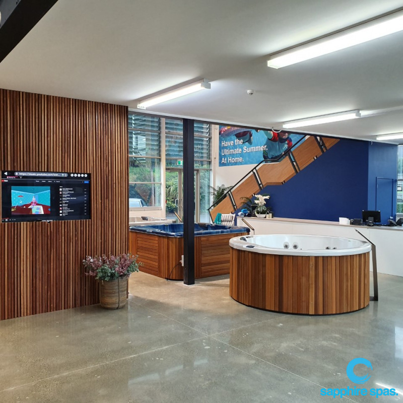 MEET OUR NZ STORES from our family to yours Sapphire Spas NZ
