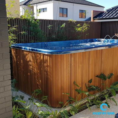 Swim spa installation by the team @ West Coast Spas