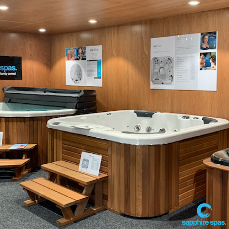 MEET OUR NZ STORES from our family to yours Sapphire Spas NZ