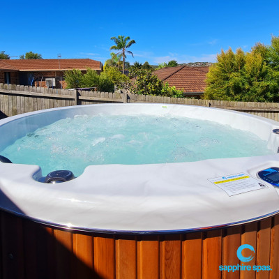myHotTub in silverwhite & cedar thanks to the team @ Country Rubber & Foam Tamworth NSW
