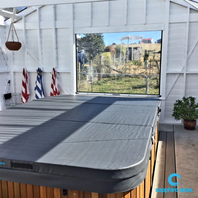 myWorkout5.0m swim spa in a purpose built pool room thanks to the team @ Country Rubber & Foam