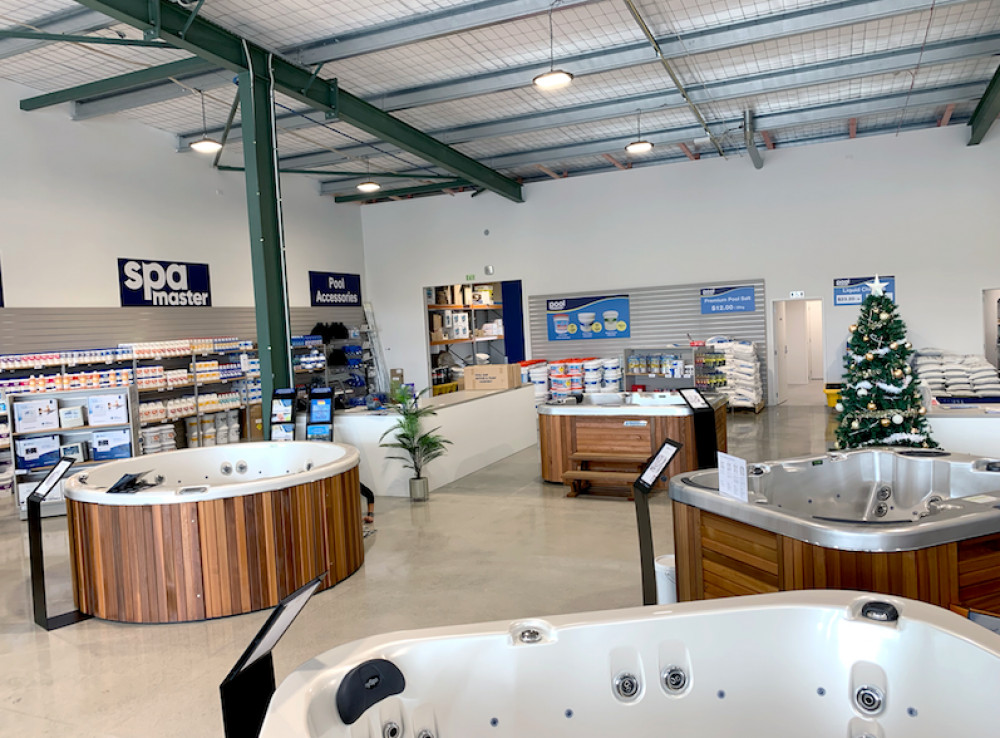 Sapphire Spas Tauranga Retail Showroom at Paramount Pools & Spas