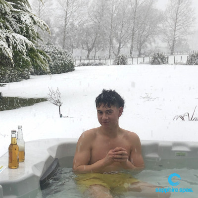 Logan has found his 'oasis' : myOasis Sapphire Spa thanks to the team @ The Pool Clinic & mySpaManuwatu