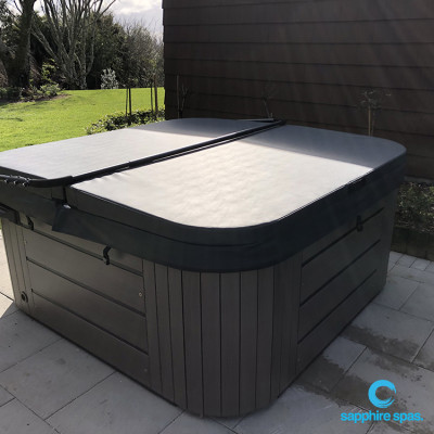 CABINET premium coastal grey HARDCOVER slate grey COVERMATE cover lifter