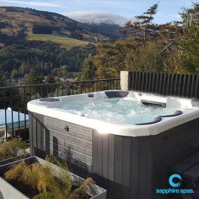 Spa pool installed by the team @ Spa Pools Otago