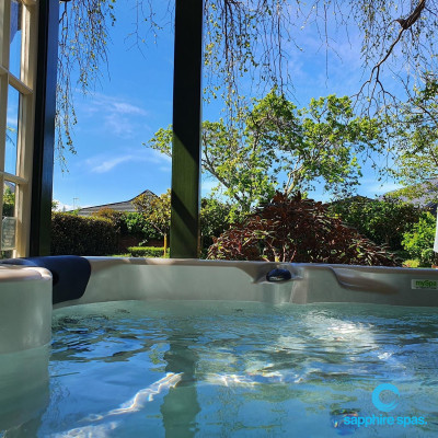 perfect scenery to complement this spa