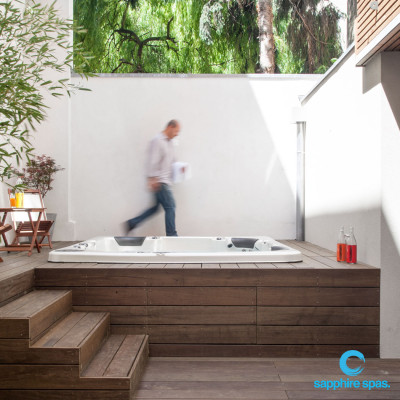 Spa pool installed by the team @ dSpa France