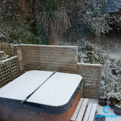 Ready to jump in; rain, shine or snow thanks to the team @ Spa Pools Otago NZ