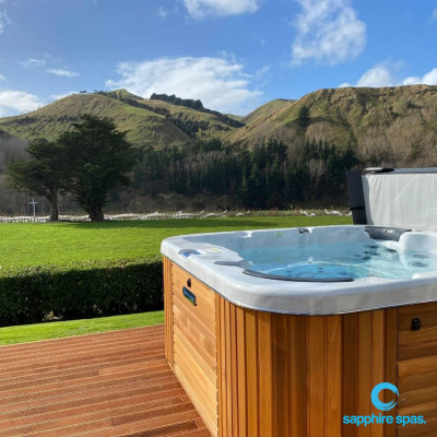 The perfect family sized spa thanks to the team @Pool Clinic Wanganui NZ