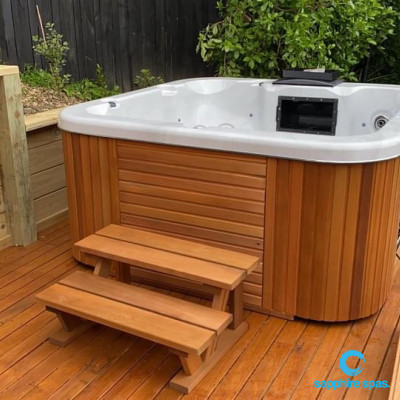 mySplash spa pool installation thanks to the team @ Wright Pools & Spas NZ